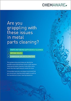 cover "Are you grappling with these issues in metal parts cleaning? "